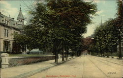 Broadway Paterson, NJ Postcard Postcard