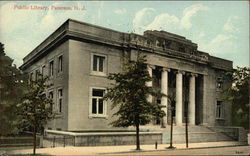 Public Library Paterson, NJ Postcard Postcard