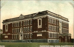 Plainfield High School New Jersey Postcard Postcard