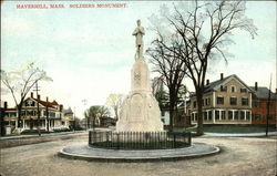 Soldiers Monument Postcard