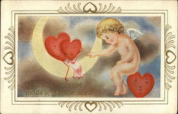 This Moon is Not Made of Green Cheese Cupid Postcard Postcard