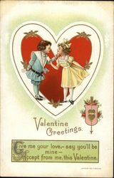 Valentine Greetings Postcard