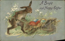 A Bright and Happy Easter Postcard