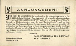 Announcement Advertising Postcard Postcard