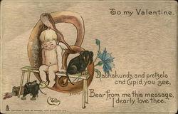 To My Valentine Postcard