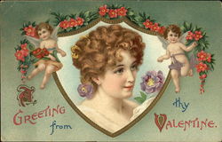 Greeting from thy Valentine Postcard