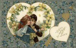 A Gift of Love Children Postcard Postcard