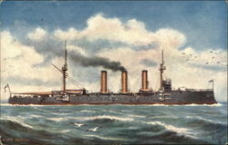 H.M.S. Donegal Postcard