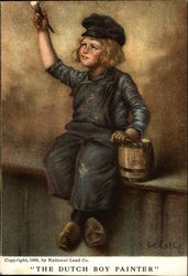 The Dutch Boy Painter Advertising Postcard Postcard