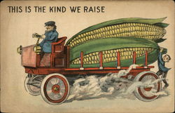 This is the Kind we Raise Exaggeration Postcard Postcard