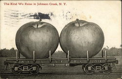 The Kind we Raise in Johnson Creek, N.Y Exaggeration Postcard Postcard