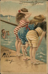 Interessante Gegend! Gruss aus Pelham Bay Postcard