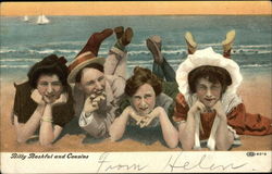 Billy Bashful and Cousins Postcard