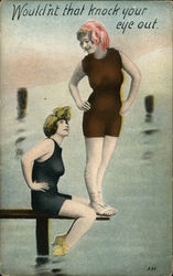 Wouldn't That Knock Your Eye Out Swimsuits & Pinup Postcard Postcard