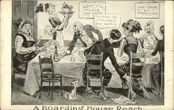 A Boarding House Reach Postcard