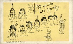 The Whole 'Lo" Family The Whole Family Postcard Postcard