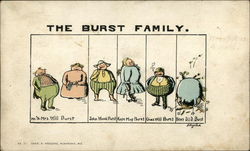 The Burst Family Postcard