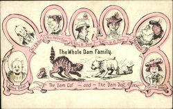 The Whole Dam Family The Whole Family Postcard Postcard