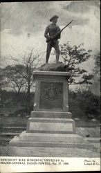 Dewsbury War Memorial Unveiled by Major General Baden-Powell, Oct. 27, 1906 Postcard