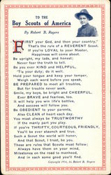 To the Boy Scouts of America by Robert B. Rogers Postcard Postcard