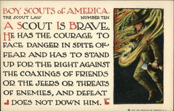 The Scout Law: Number Ten Boy Scouts Postcard Postcard