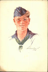 Swedish Boy Scout Postcard