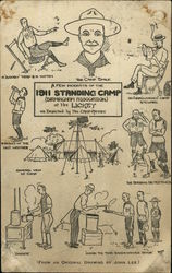 A Few Incidents of the 1911 Standing Camp (Birmingham Association) of the Lickey Boy Scouts Postcard Postcard