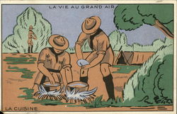 La Vie Au Grand Air Postcard