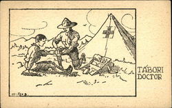 Tabori Doctor Boy Scouts Postcard Postcard