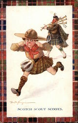 Scotch Scout Scoots Postcard