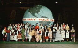 Holiday Folk Fair Postcard