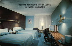 Howard Johnson's Motor Lodge and Restaurant Wheaton, MD Postcard Postcard