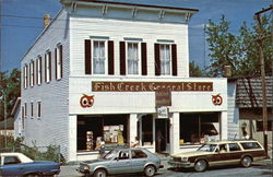 Fish Creek General Store Norz Red Owl Wisconsin Postcard Postcard