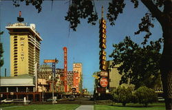 Casino Center, Fremont Street, Downtown Las Vegas Nevada Postcard Postcard