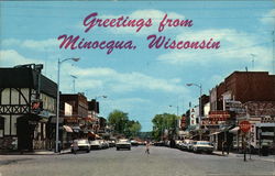 Greetings from Minocqua, Wisconsin Postcard Postcard