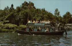 Keel Boat in Frontierland Anaheim, CA Disney Postcard Postcard