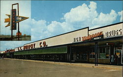 Parkway Shopping Center Postcard