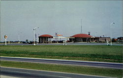 Texaco Service Centre, MacDonald-Cartier Freeway Postcard