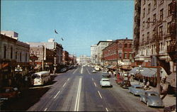 Douglas Street, Looking North from Fort Street Victoria, BC Canada British Columbia Postcard Postcard