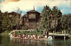 Frontierland Canoes Anaheim, CA Postcard Postcard