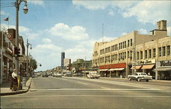 Michigan Ave. at Schaefer Postcard