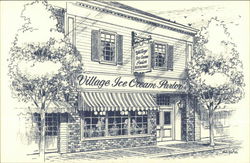 The Village Ice Cream Parlor & Restaurant Postcard