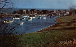 Perkins Cove and Bridge Ogunquit, ME Postcard Postcard