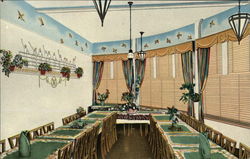 Grand View Ship Hotel Banquet Room Bedford, PA Postcard Postcard