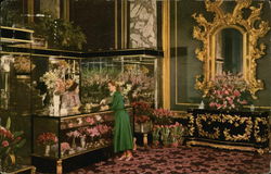 View of Podesta Baldacchi's Lovely Shop in Lobby of Smart Fairmont Hotel San Francisco, CA Postcard Postcard