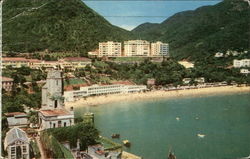 Repulse Bay Beach Hotel and Seaview Pavilion Hong Kong, Hong Kong China Postcard Postcard