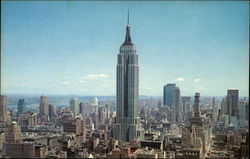 Empire State Building - Breath-taking View Postcard