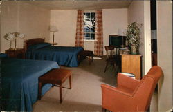 Guest Room at The Lexington Inn Postcard