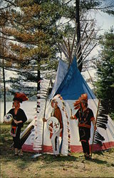 Indian Lore Boy Scouts Postcard Postcard