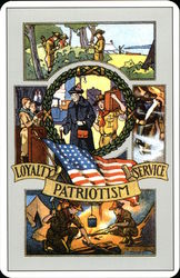 Loyalty Patriotism Service Boy Scouts Postcard Postcard